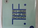 NEW ORDER - MOVEMENT (LONDON RECORDS) - LTD EDITION CLEAR VINYL - REISSUE  LP