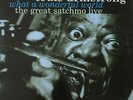 Louis Armstrong - What A Wonderful World The Great Satchmo Live LP VINYL RECORD