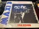 Queen One Vision Una Vision 12” Ps 1985 Argentina Import Rare Vinyl