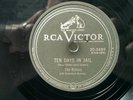 THE ROBINS - R&B 78rpm RCA #5489 - TEN DAYS IN JAIL / EMPTY BOTTLES - E/E