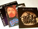 McCARTNEY & WINGS - Band on the Run / Red Rose Speedway / Venus & Mars - 3 LPs
