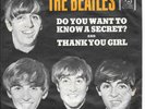 THE BEATLES Do You Want To Know A Secret? on Vee Jay rock 45 with picture sleeve