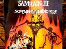 SAMHAIN III November Coming Fire Signed VINYL LP 1ST '86 original Danzig Misfits
