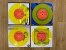 U2 RARE 4 PLAY COLLECTORS SET YELLOW VINYL IN 7” PVC WALLET EXCLUSIVE TO IRELAND