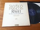 RAVEL / SAMSON François piano  FRENCH LP COLUMBIA  SAXF 136 STEREO EX/EX+