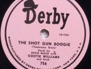 78 EDDIE MACK W/ COOTIE WILLI Shot Gun Boogie / Divorce Me COD DERBY 756 E++