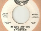 SPENCER My Babys Comin Home Thats Out Of Sight MID TOWN DJ NORTHERN SOUL USA 45