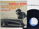 DONALD BYRD OFF TO THE RACES BLUE NOTE BN 4007 JAPAN VINYL LP