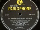 BEATLES 1969 MONO UK Parlophone LP Sgt. Peppers - Yellow / Black & NO SOLD IN UK