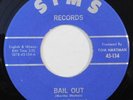 surf tittyshaker 45 THE CATALINAS Bail Out, Bulletin SIMS VG+ oldie rock record