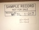 Pink Floyd - Dark Side Of Moon — RARE MFSL Original Master Test Pressing