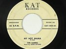Rockabilly 45 - Sabres - My Hot Mama - Kat - mp3 - rare original