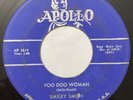 SMILEY SMITH VOO DOO WOMAN / ALL OVER NOW G+ 1959 Apollo 3814 Rockabilly Rock