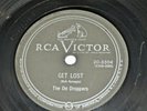 GET LOST / DON'T PASS ME BY BY THE DU DROPPERS ON 78RPM RCA-VICTOR RECORDS