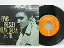 ?ELVIS PRESLEY EP EPA-821 HEARTBREAK HOTEL RARE ORANGE LABEL  no title cvr NM?