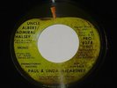 Beatles P. McCartney UNCLE ALBERT/ADMIRAL HALSEY & TOO MANY PEOPLE PROMO RECORD