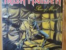 Iron Maiden - Piece Of Mind LP Vinyl 1983 1st Press Sterling Win Shrink** VG+