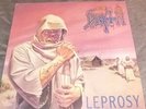 DEATH - Leprosy LP 1988 Combat Records Gold Promo Stamp