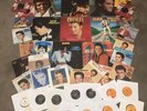 Huge ELVIS Pressley Vinyl Record Bundle - Albums Singles Framed Pic Disc