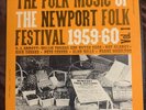 Folk Music of Newport Folk Festival 1959 - 60 Vol. 1 1961 LP w insert RARE VINYL