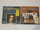 ELVIS BACK IN NASHVILLE SEA BLUE VINYL & FROM ELVIS IN NASHVILLE BLACK VINYL NEW