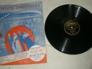 BING CROSBY 1942 WHITE CHRISTMAS 1st PRESSING 78rpm & SHEET MUSIC- DECCA # 18429