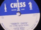 78  CHUCK BERRY Thirty Days / Together CHESS 1610 E/E+