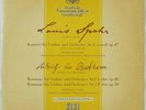 RUDOLF KOECKERT SPOHR VIOLIN CONCERTO BEETHOVEN DGG ED1 1954 TULIP 19012 LPEM NM