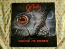 OBITUARY CAUSE OF DEATH LP DEATH METAL 1ST PRESS AUTOPSY ATHEIST NOCTURNUS OOP