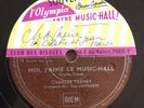 78 T Columbia 717  Charles Trenet Sticker Olympia  La Java Du Diable