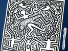 ORIGINAL 1983 PROMO KEITH HARING ART PRINT & VINYL LP EX RARE