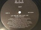 Mint Let Me Be The One Vinyl Record 1986 Rare Disco Funk Soul 12