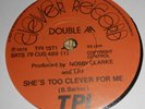 TPI / T P I / She`s Too Clever For Me    Rare PRIVATE Pressing Power Pop 7