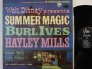 SUMMER MAGIC soundtrack lp BUENA VISTA LP NM vinyl burl ives hayley mills disney