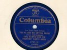c 78 RPM Phil Harris blue wax Columbia 2761-D in EE+/E