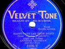 Velvet-Tone #2106-V: Annette Hanshaw-Happy Days Are Here Again/Following You  E