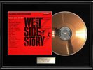 WEST SIDE STORY MOVIE SOUNDTRACK RARE GOLD METALIZED RECORD NON RIAA 1960