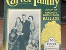 Vintage 1935 The Carter Family Album of Smokey Mountain Ballads Song Book 78