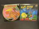 Vintage Nintendo 1983 Donkey Kong & Pac Man Vinyl LP Record Kid Stuff x2