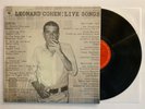 Leonard Cohen - Live Songs - 1973 US 1st Press (NM)  in Shrink Ultrasonic Clean