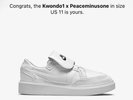 Nike KWONDO 1 X G-Dragon Peaceminusone Triple White US 11 / UK10 CONFIRMED ORDER