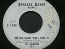 Syl Johnson   Do You Know What Love Is   Special Agent promo   northern soul 45