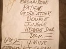 Guns N' Roses- Original handwritten set list Slash and signed by Slash, Rio 1991