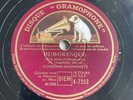 78 rpm COMEDIAN HARMONISTS -Humoresque - Le beau danube bleu - GRAMOPHONE K 7252