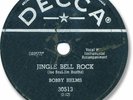 Super Rare 1958 BOBBY HELMS Christmas 78 RPM Record. Jingle Bell Rock