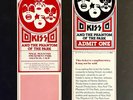 KISS Meets Phantom Of The Park ORIGINAL TICKET+PARKING PASS 1978 Aucoin RARE