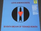 LOVE AND ROCKETS seventh dream USA LP new BLUE VINYL limited #0951/1500 bauhaus