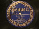 JAZZ LADD'S BLACK ACES Gypsy Blues / I'm Just Too Mean To Cry GENNETT 4794