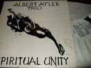 ALBERT AYLER TRIO : UNITY LP 1965 ESP DISK 1002 USA