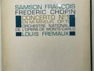 Ed.1 CHOPIN Samson FRANCOIS Piano Concerto CCA 1066 STEREO Dowel Spine NMINT